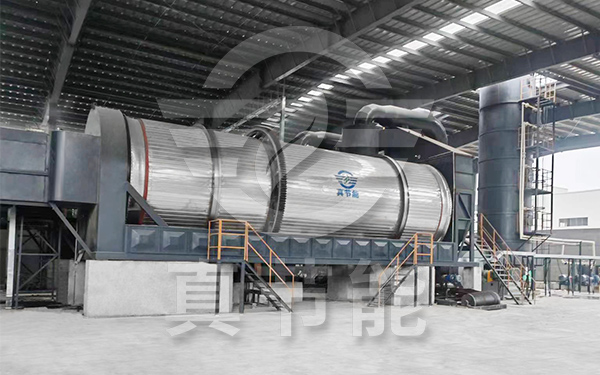 浸出渣干燥機運行現場