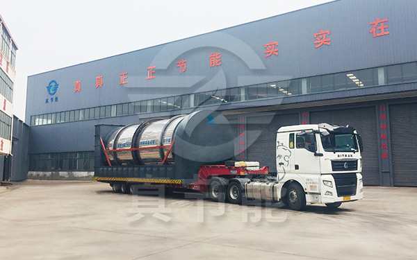 三級多回路含銅污泥烘干機運輸現場